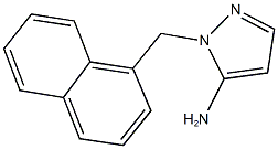 1-(1-naphthylmethyl)-1H-pyrazol-5-amine 구조식 이미지