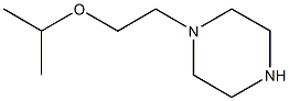 1-[2-(propan-2-yloxy)ethyl]piperazine Structure