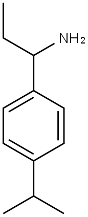 1-[4-(propan-2-yl)phenyl]propan-1-amine Structure