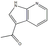 1-{1H-pyrrolo[2,3-b]pyridin-3-yl}ethan-1-one 구조식 이미지