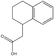 2-(1,2,3,4-tetrahydronaphthalen-1-yl)acetic acid Structure