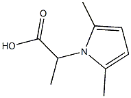 2-(2,5-dimethyl-1H-pyrrol-1-yl)propanoic acid 구조식 이미지