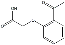2-(2-acetylphenoxy)acetic acid 구조식 이미지