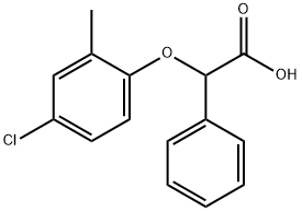 2-(4-chloro-2-methylphenoxy)-2-phenylacetic acid Structure