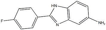 2-(4-fluorophenyl)-1H-benzimidazol-5-amine Structure