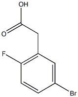 2-(5-bromo-2-fluorophenyl)acetic acid Structure