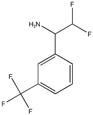 2,2-difluoro-1-[3-(trifluoromethyl)phenyl]ethan-1-amine Structure