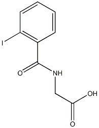 2-[(2-iodophenyl)formamido]acetic acid 구조식 이미지