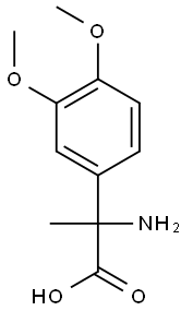 2-amino-2-(3,4-dimethoxyphenyl)propanoic acid Structure