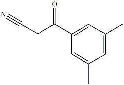 3-(3,5-dimethylphenyl)-3-oxopropanenitrile 구조식 이미지