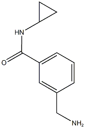 3-(aminomethyl)-N-cyclopropylbenzamide Structure