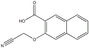 3-(cyanomethoxy)naphthalene-2-carboxylic acid Structure