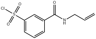 3-(prop-2-en-1-ylcarbamoyl)benzene-1-sulfonyl chloride Structure