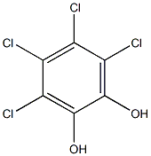 3,4,5,6-tetrachlorobenzene-1,2-diol Structure