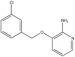 3-[(3-chlorophenyl)methoxy]pyridin-2-amine Structure