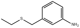 3-[(ethylsulfanyl)methyl]aniline Structure