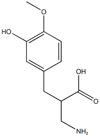 3-amino-2-[(3-hydroxy-4-methoxyphenyl)methyl]propanoic acid Structure
