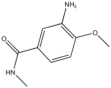 3-amino-4-methoxy-N-methylbenzamide 구조식 이미지