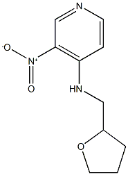 3-nitro-N-(oxolan-2-ylmethyl)pyridin-4-amine 구조식 이미지