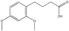 4-(2,4-dimethoxyphenyl)butanoic acid 구조식 이미지