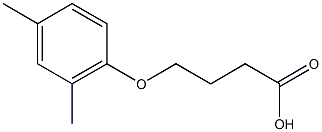 4-(2,4-dimethylphenoxy)butanoic acid Structure