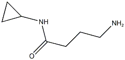 4-amino-N-cyclopropylbutanamide Structure