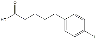 5-(4-iodophenyl)pentanoic acid Structure