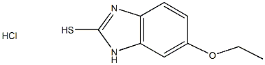 6-ethoxy-1H-1,3-benzodiazole-2-thiol hydrochloride 구조식 이미지