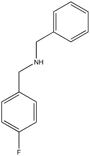 benzyl[(4-fluorophenyl)methyl]amine Structure