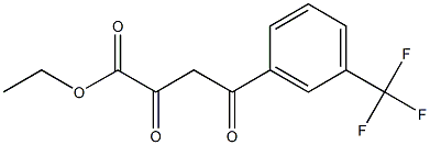 ethyl 2,4-dioxo-4-[3-(trifluoromethyl)phenyl]butanoate Structure