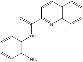 N-(2-aminophenyl)quinoline-2-carboxamide 구조식 이미지