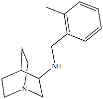 N-[(2-methylphenyl)methyl]-1-azabicyclo[2.2.2]octan-3-amine Structure