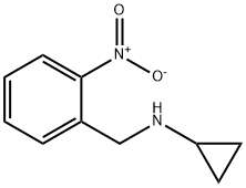 N-[(2-nitrophenyl)methyl]cyclopropanamine Structure