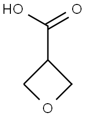 oxetane-3-carboxylic acid 구조식 이미지