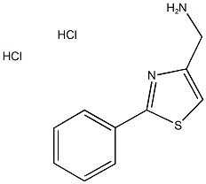 (2-PHENYL-1,3-THIAZOL-4-YL)METHYLAMINE DIHYDROCHLORIDE Structure