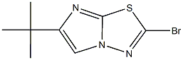 2-BROMO-6-TERT-BUTYLIMIDAZO[2,1-B][1,3,4]THIADIAZOLE Structure