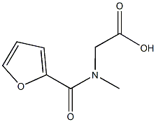 2-FUROYL(METHYL)AMINO]ACETIC ACID Structure