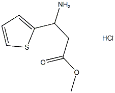 METHYL 3-AMINO-3-THIEN-2-YLPROPANOATE HYDROCHLORIDE Structure