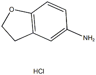 2,3-DIHYDRO-1-BENZOFURAN-5-AMINE HYDROCHLORIDE Structure