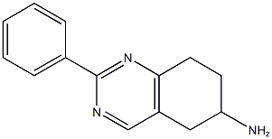 2-PHENYL-5,6,7,8-TETRAHYDROQUINAZOLIN-6-AMINE 구조식 이미지