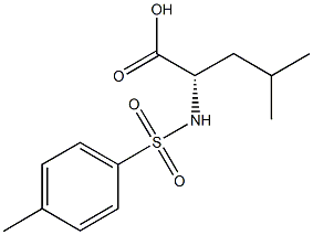 (2S)-4-METHYL-2-{[(4-METHYLPHENYL)SULFONYL]AMINO}PENTANOIC ACID 구조식 이미지