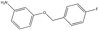 3-[(4-FLUOROBENZYL)OXY]ANILINE 구조식 이미지