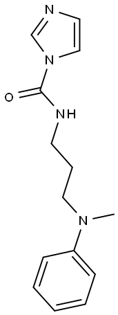 N-{3-[methyl(phenyl)amino]propyl}-1H-imidazole-1-carboxamide Structure