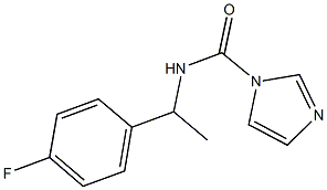 N-[1-(4-fluorophenyl)ethyl]-1H-imidazole-1-carboxamide Structure