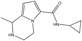 N-cyclopropyl-1-methyl-1,2,3,4-tetrahydropyrrolo[1,2-a]pyrazine-6-carboxamide 구조식 이미지