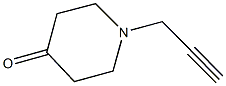 1-prop-2-ynylpiperidin-4-one Structure