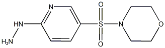 4-[(6-hydrazinopyridin-3-yl)sulfonyl]morpholine 구조식 이미지
