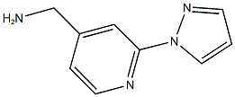 [2-(1H-pyrazol-1-yl)pyridin-4-yl]methylamine Structure