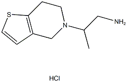 2-(6,7-dihydrothieno[3,2-c]pyridin-5(4H)-yl)propan-1-amine hydrochloride 구조식 이미지