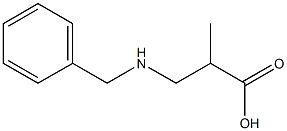 3-(benzylamino)-2-methylpropanoic acid Structure